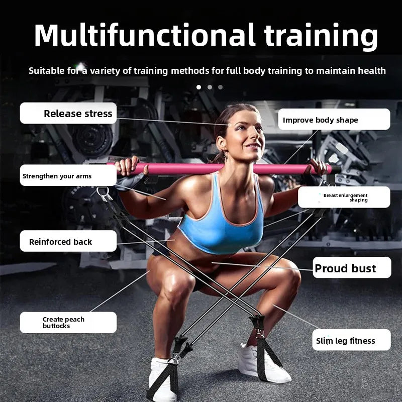 Pilates Bar Kit with Resistance Bands