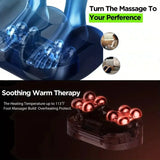 Extra Big Electric Foot Massager Hot Compress Shiatsu Kneading